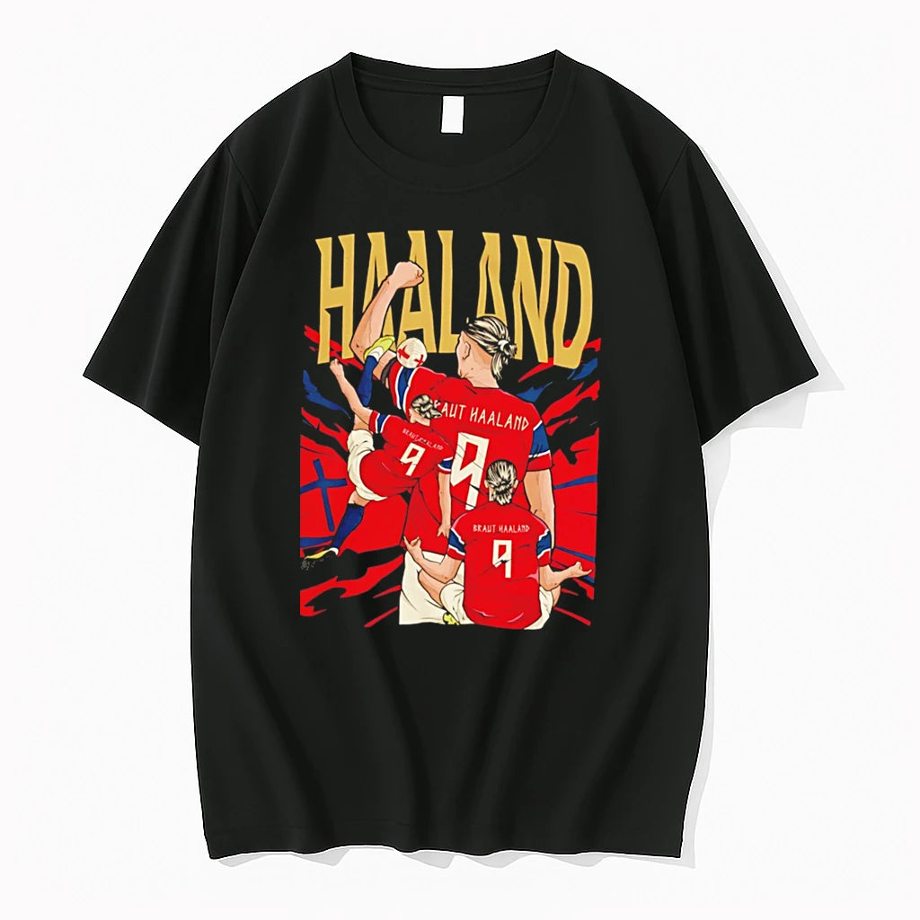 Officials Erling Braut Haaland Norway Soccer World Cup 2026 Player Collage Tee