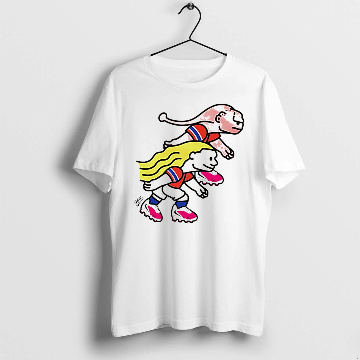 Officials Erling Haaland Ha Ha Ha Haaland Caricature Funny Tee Premium T Shirt