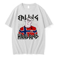 Officials Erling Haaland X Majin Buu Norway Soccer Mashup Tee Premium T Shirt