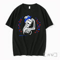 Officials Exist Loudy Resist Proudly Graphic Skeleton Tee