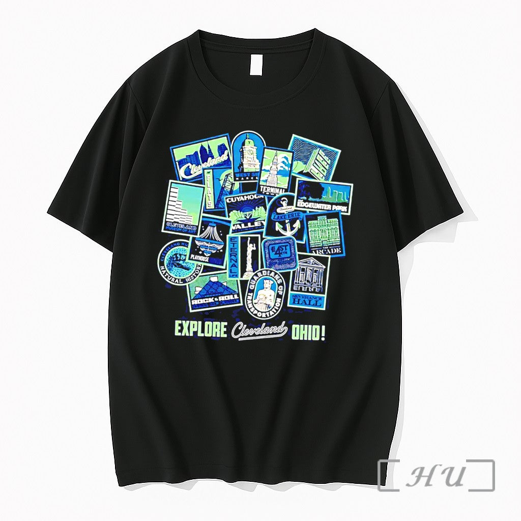 Officials Explore Cleveland Landmarks Graphic Tee