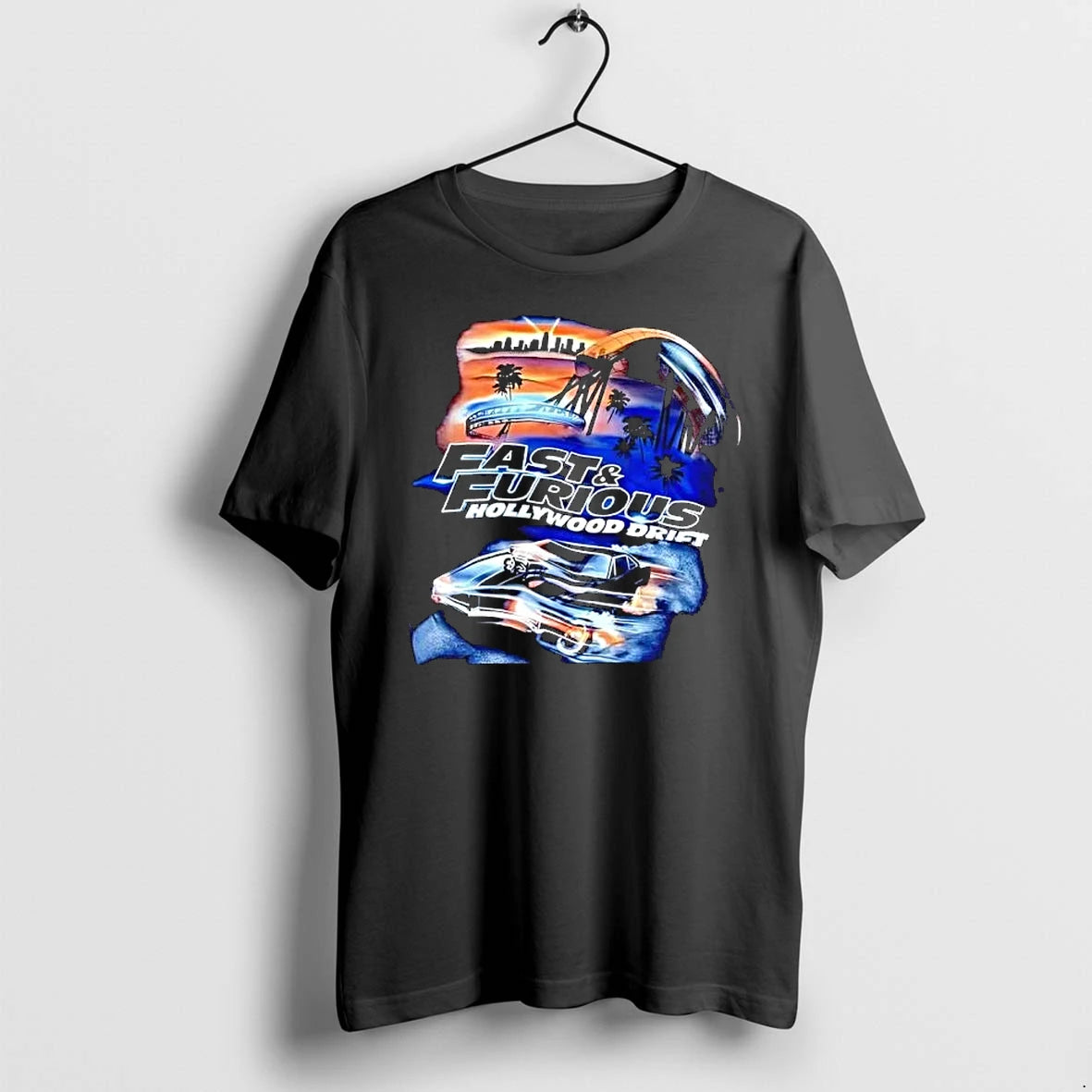 Officials Fast Furious Hollywood Drift Street Racing Premium T Shirt