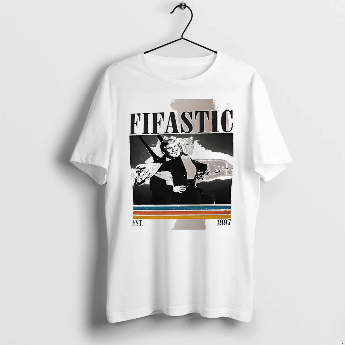 Officials Fifastic Est 1997 Titanic Parody Donald Trump Jeff Bezos White Premium T Shirt
