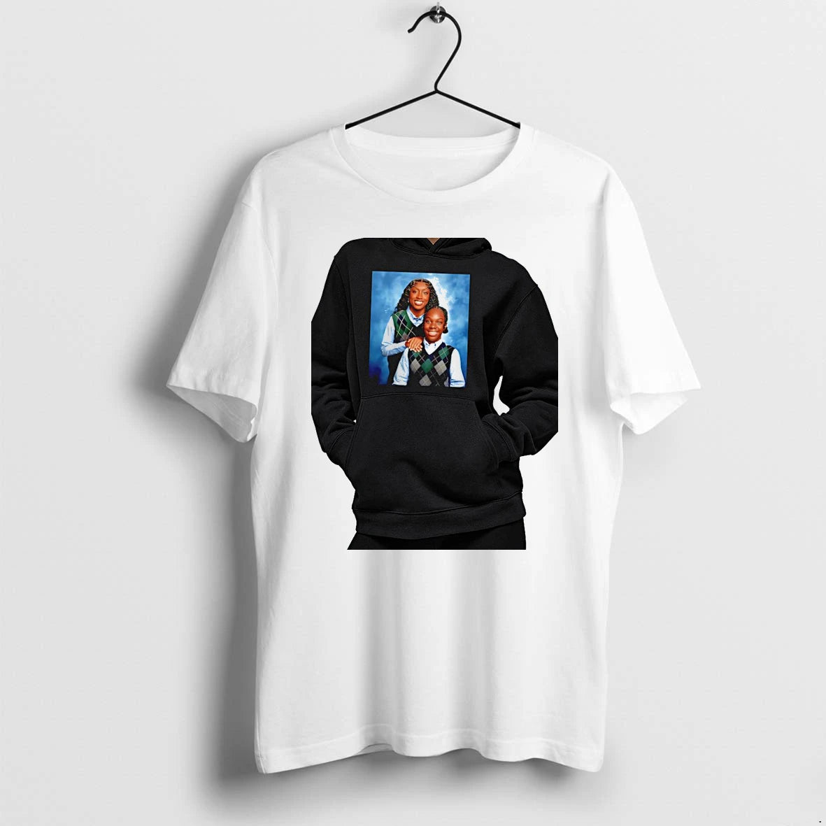 Officials Flaujae Johnson And Dominique Malonga Step Sisters Seattle Women Basketball Premium T Shirt