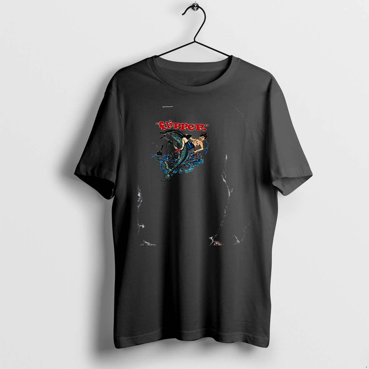 Officials Flipper Dolphin And Boy Flipper Television Series Show Premium T Shirt