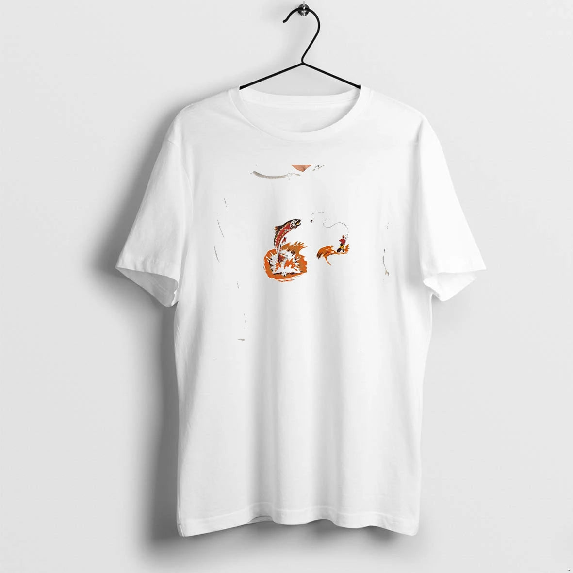 Officials Fly Fisherman Catching Trout Premium T Shirt