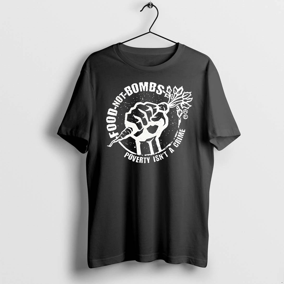 Officials Food Not Bombs Poverty Isnt A Crime Fist Holding A Carrot