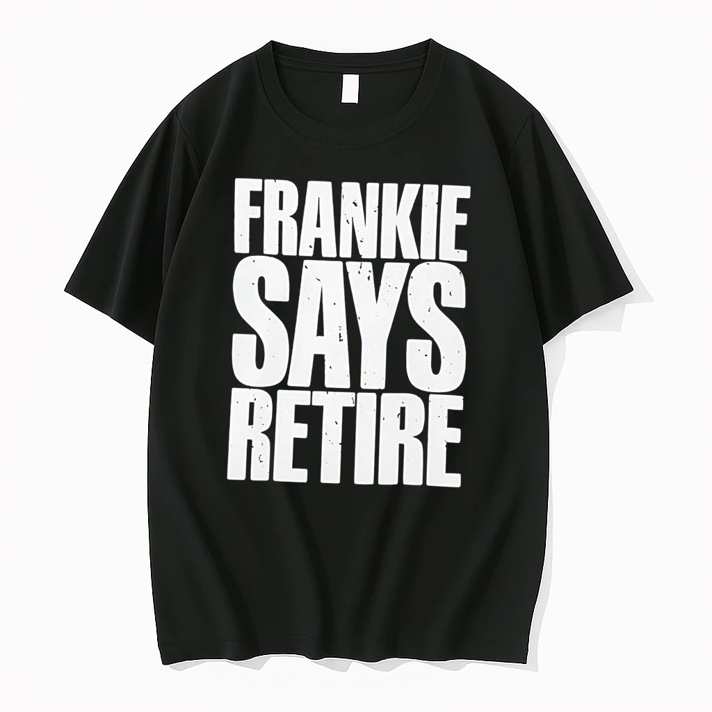 Officials Frankie Says Retire Retro 80s Tee Premium T Shirt