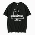 Officials Frog And A Piano Funny Animal Music Premium T Shirt