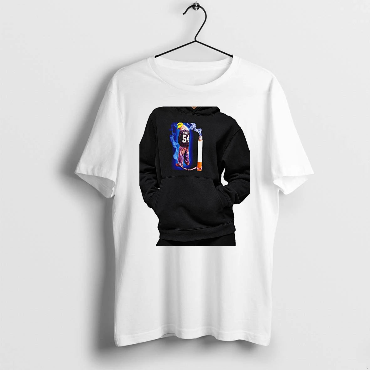 Officials Fuji 54 Retards Chained To A Cigarette Smoker Premium T Shirt