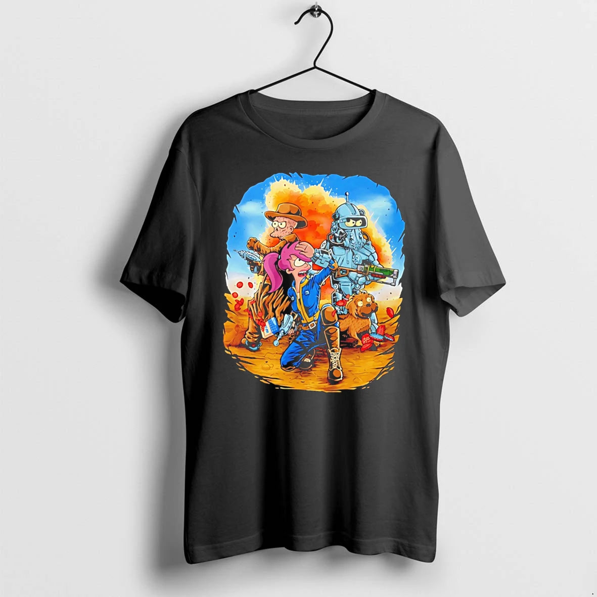Officials Futurout A Mashup Of Fallout And Futurama Tee Premium T Shirt