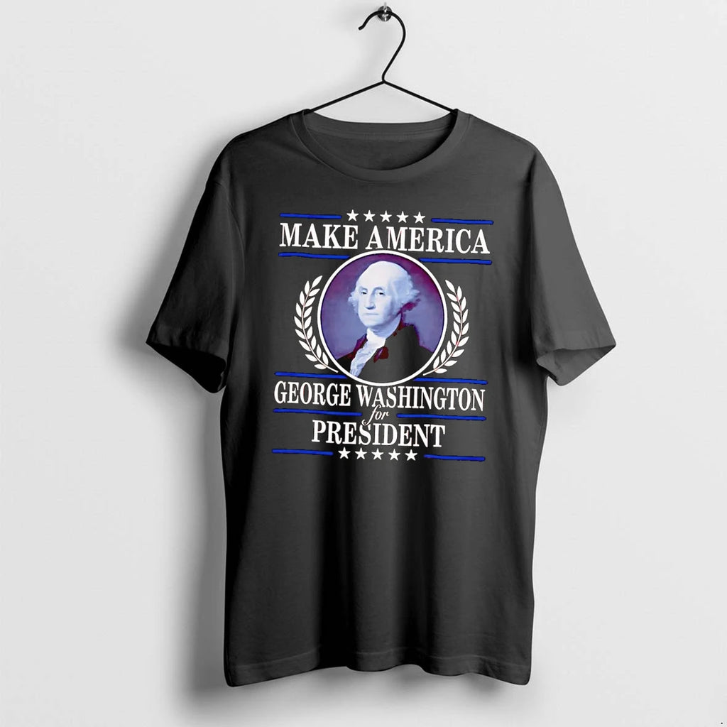 Officials George Washington Campaign Make America For President Black Premium T Shirt
