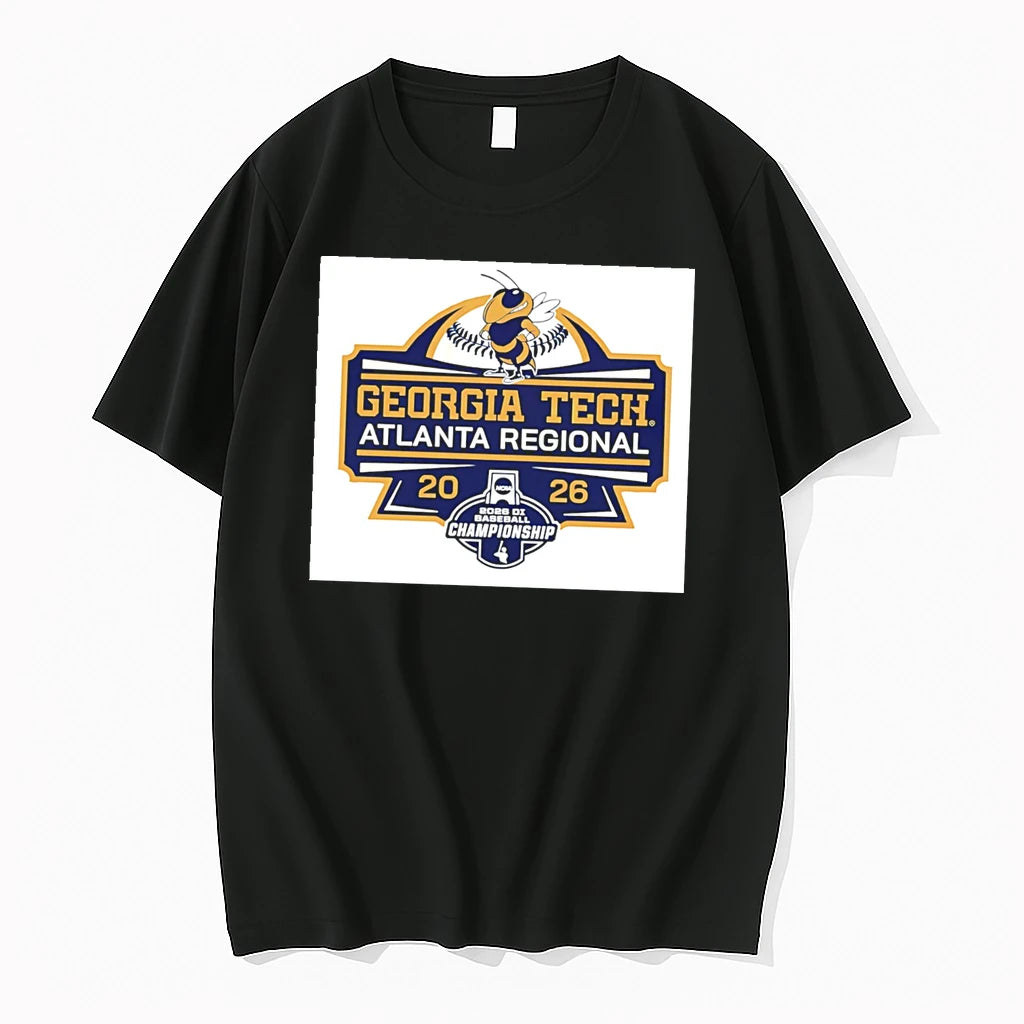Officials Georgia Tech Yellow Jackets Baseball Atlanta Regional 2026 Tee Premium T Shirt