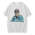 Officials Grab Me A Beer Red Ded Mustache Man Retro Style Tee