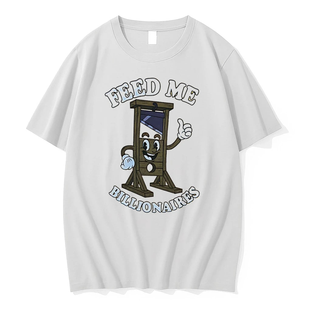 Officials Guillotine Feed Me Billionaires Funny Tee Premium T Shirt