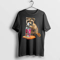 Officials Haaland Raccoon Holding A Bottle Of Greenalls London Dry Gin Tee