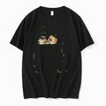 Officials Hamster Pair Dinner Illustration Premium T Shirt