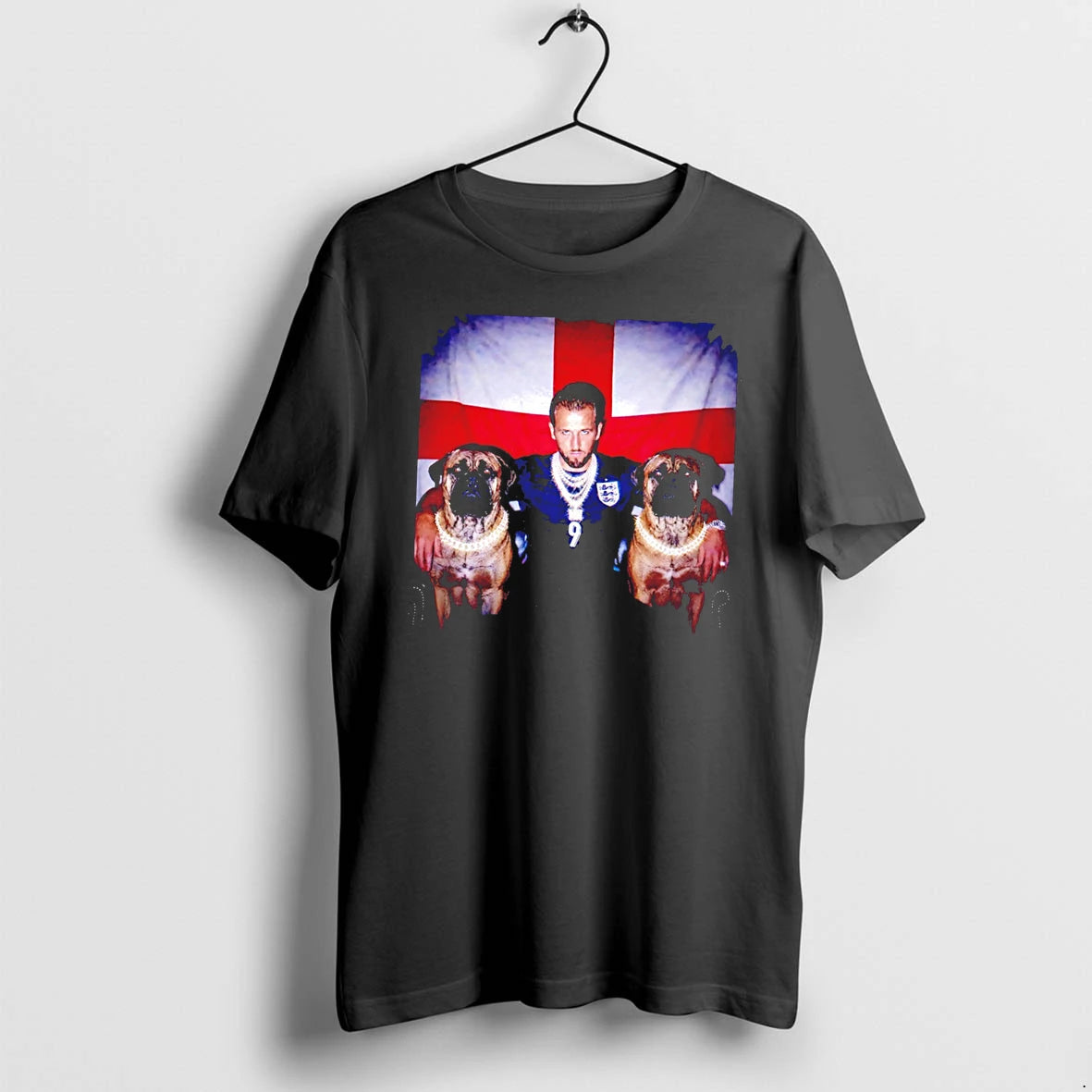 Officials Harry Kane England Football Three Lions Vintage Tee Premium T Shirt