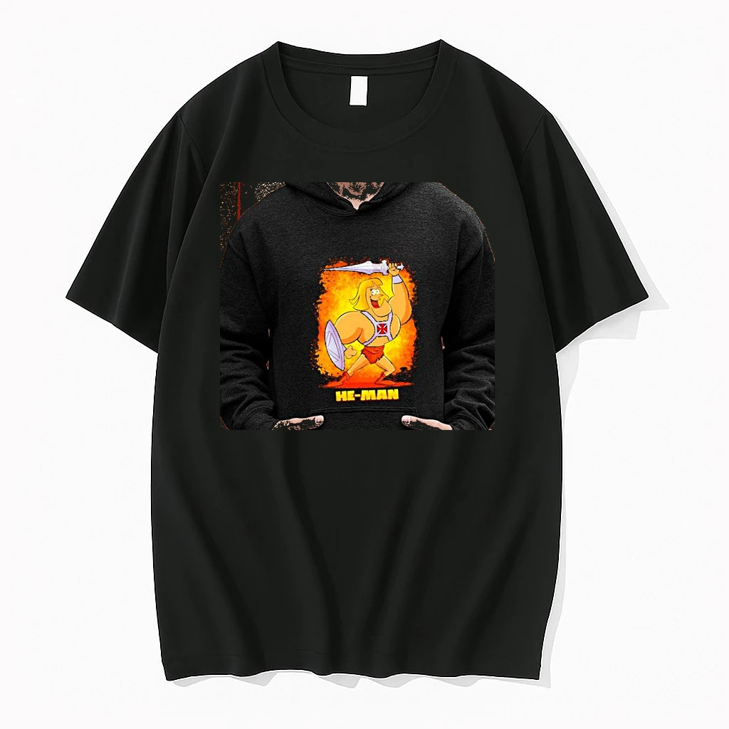 Officials He Man Masters Of The Universe 80s Classic Cartoon Style Premium T Shirt