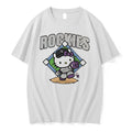 Officials Hello Kitty Colorado Rockies Mlb Player Cartoon Tee Premium T Shirt
