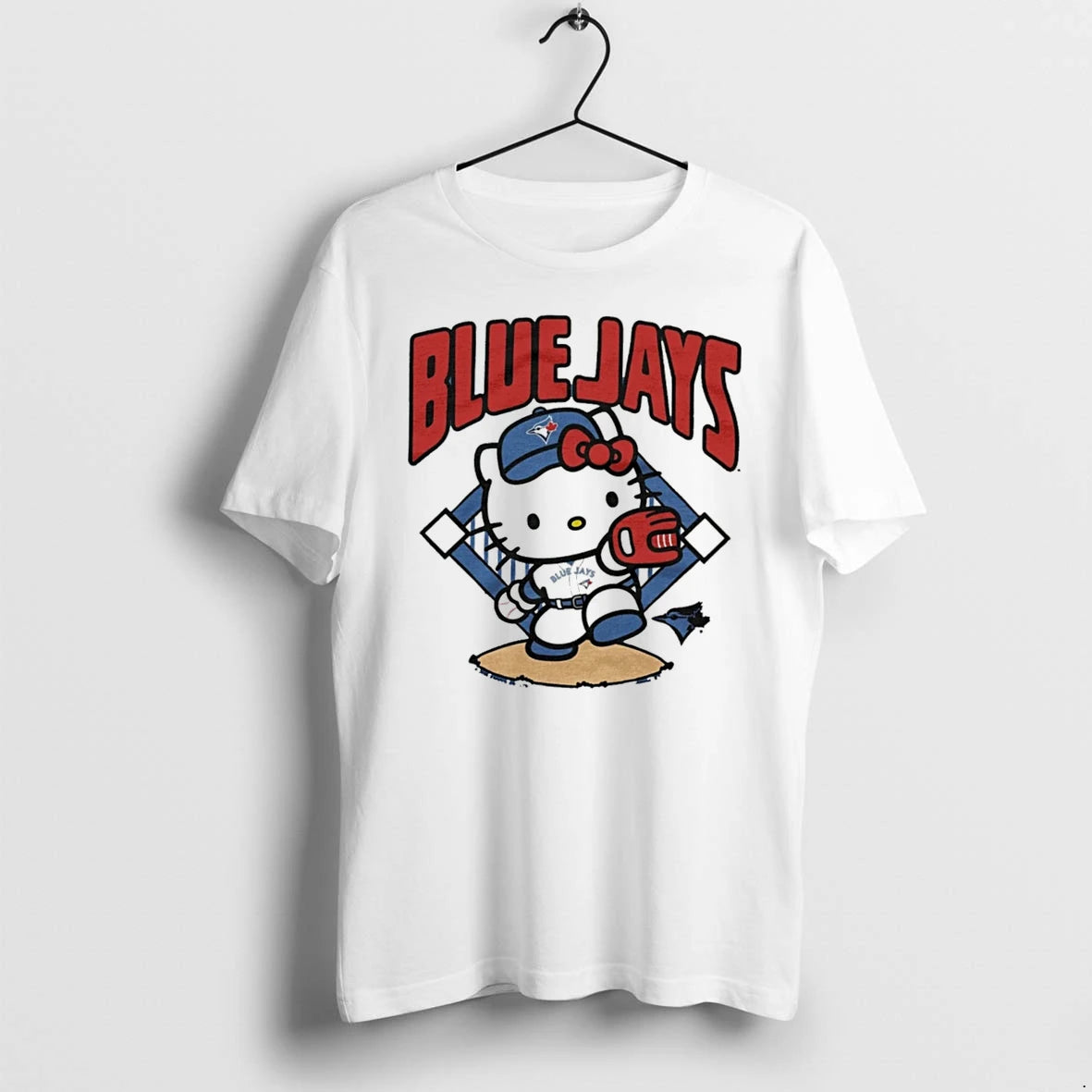 Officials Hello Kitty Toronto Blue Jays Mlb Player Cartoon Tee Premium T Shirt