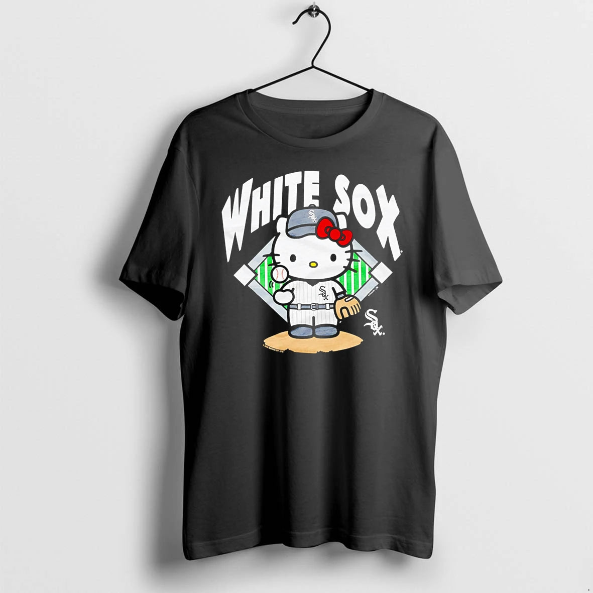 Officials Hello Kitty X Chicago White Sox Toss Premium T Shirt
