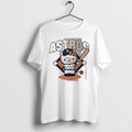 Officials Hello Kitty X Houston Astros Batter White Premium T Shirt