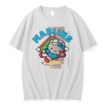 Officials Hello Kitty X Miami Marlins Catch White Premium T Shirt
