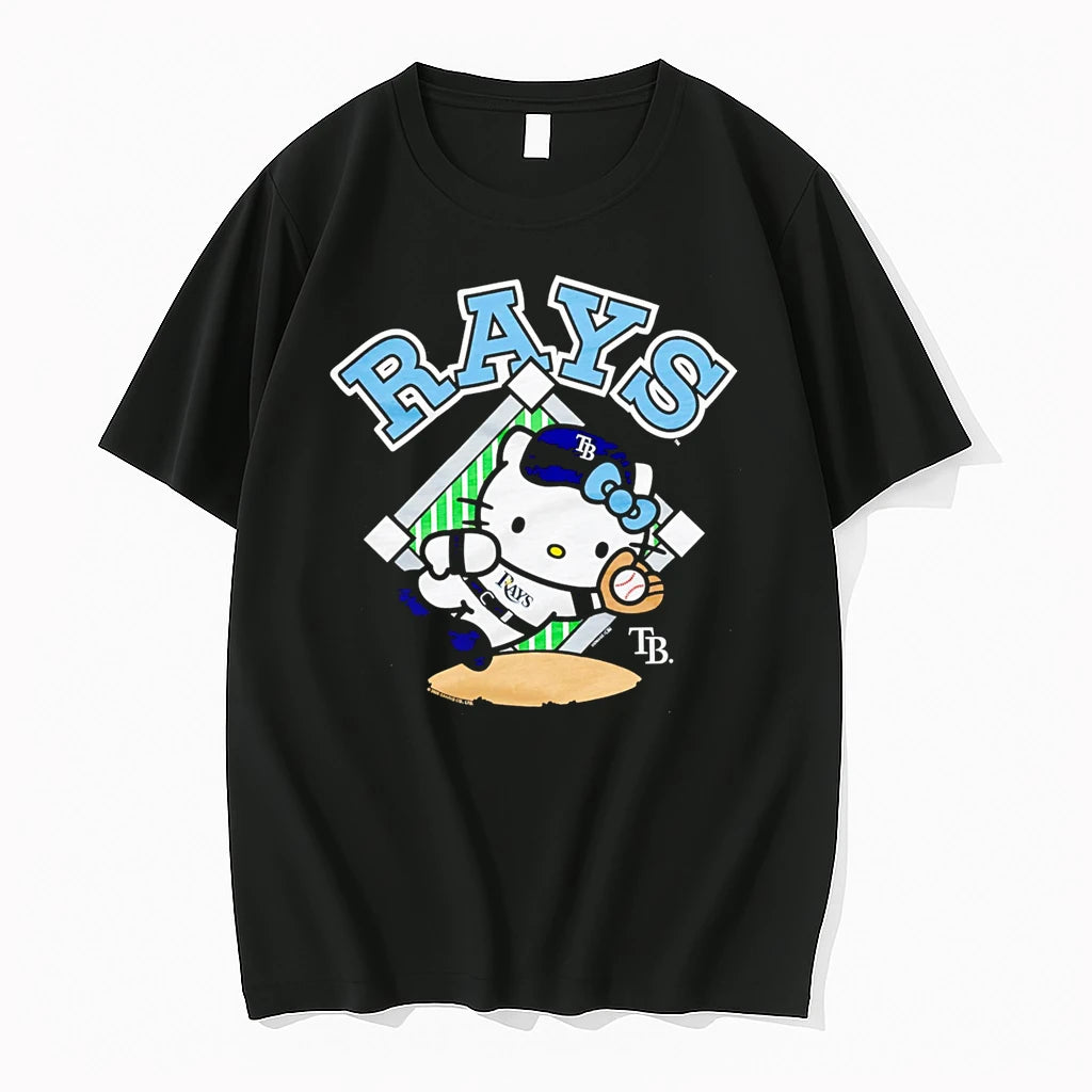 Officials Hello Kitty X Tampa Bay Rays Catch Premium T Shirt