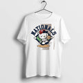 Officials Hello Kitty X Washington Nationals Throw White Premium T Shirt