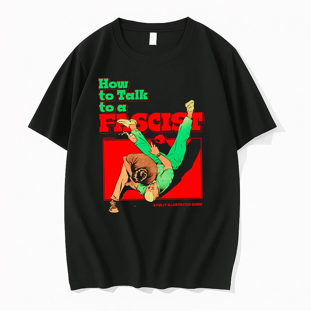 Officials How To Talk To A Fascist A Fully Illustrated Guide Premium T Shirt
