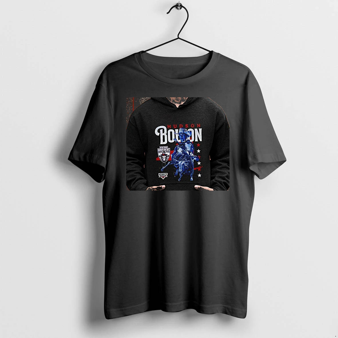 Officials Hudson Bolton New York Mavericks Professional Bull Riders Premium T Shirt