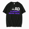 Officials I Am Ad Alzheimers Disease Sucks Dementia Support Tee Premium T Shirt