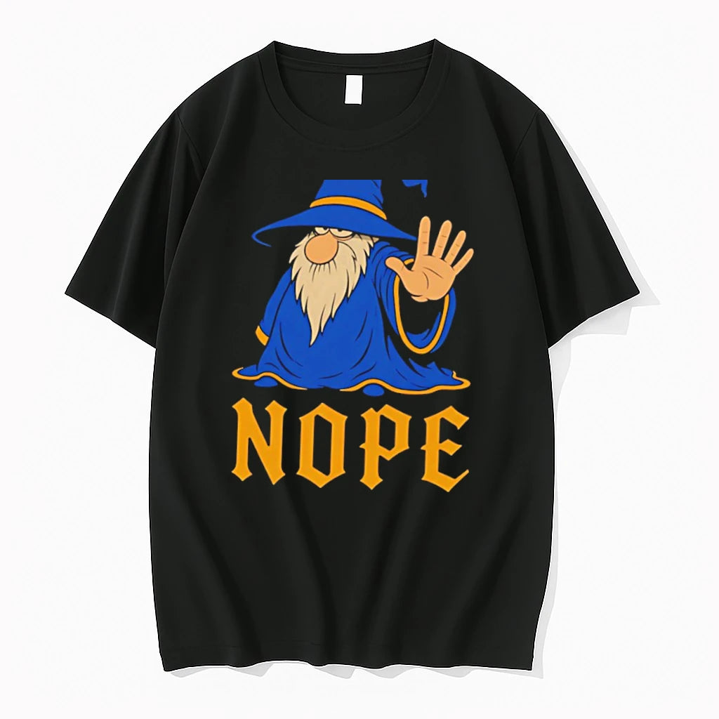 Officials I Cast Nope Wizard Magic Tee Premium T Shirt
