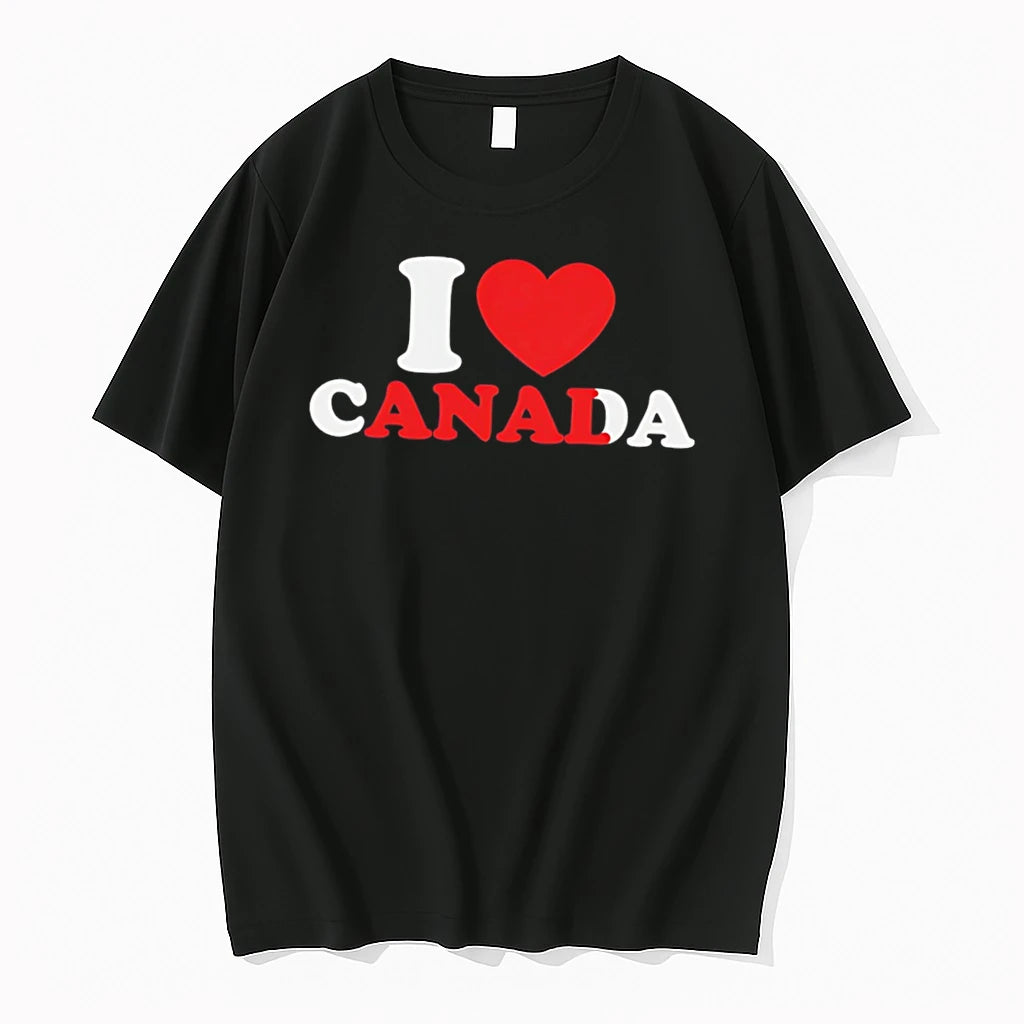 Officials I Heart Canada Canadian Pride Patriotic Tee Premium T Shirt