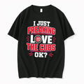 Officials I Just Freaking Love The Cubs Ok Mlb Baseball Tee Premium T Shirt