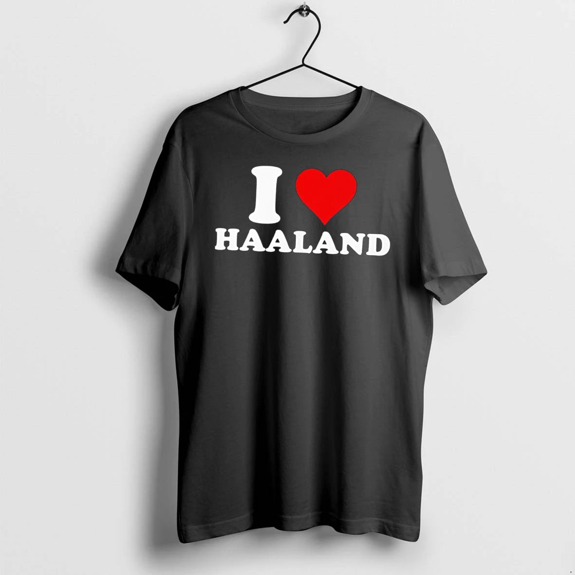 Officials I Love Haaland Erling Haaland Fan Tee Premium T Shirt