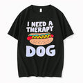 Officials I Need A Therapy Dog Hot Dog Premium T Shirt