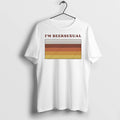 Officials Im Beersexual Retro Striped Flag Beer Lover Flag Premium T Shirt