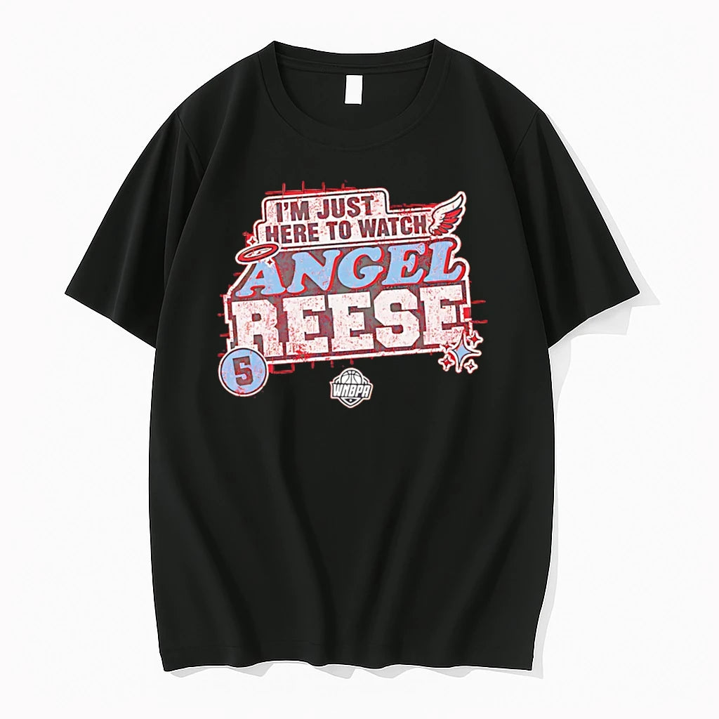 Officials Im Just Here To Watch Angel Reese Atlanta Dream Wnba Tee