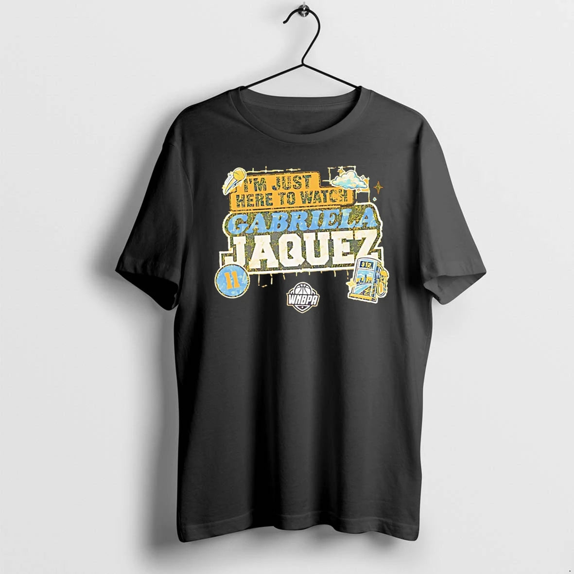 Officials Im Just Here To Watch Gabriela Jaquez Chicago Sky Wnba Tee