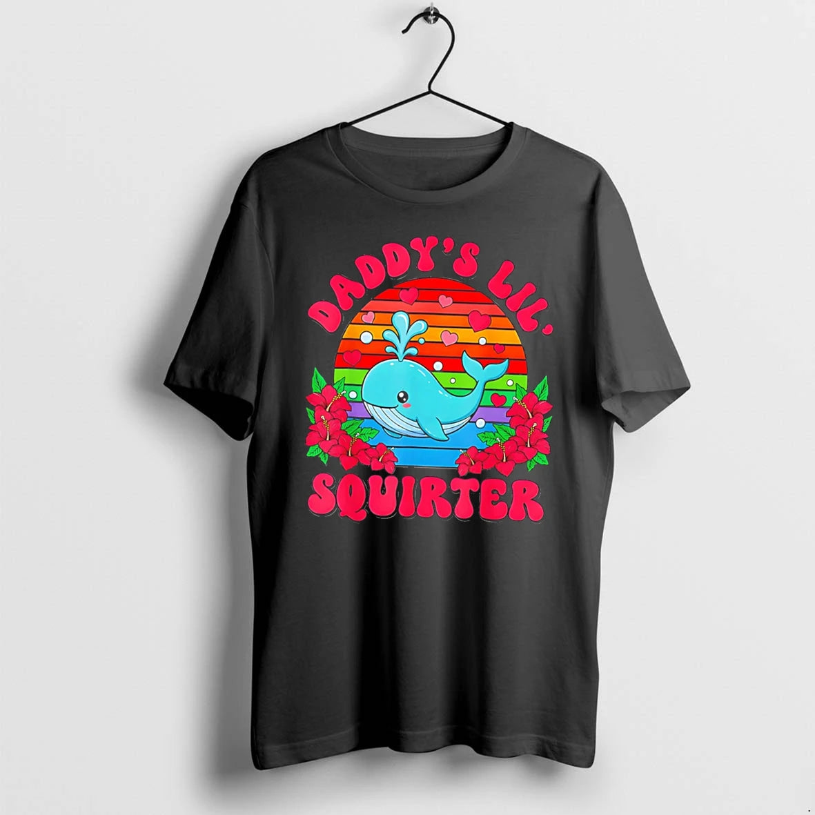 Officials Inappropriate Funny Daddys Lil Squirter Embarrassing Women Tee Premium T Shirt