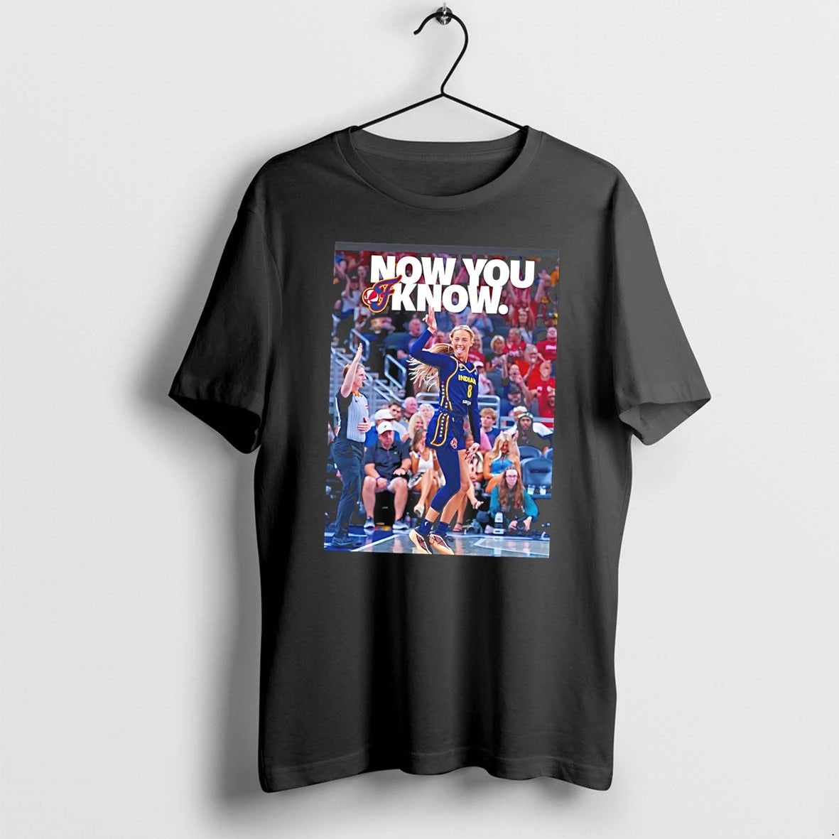 Officials Indiana Fever Sophie Cunningham Now You Know Portrait Tee Premium T Shirt