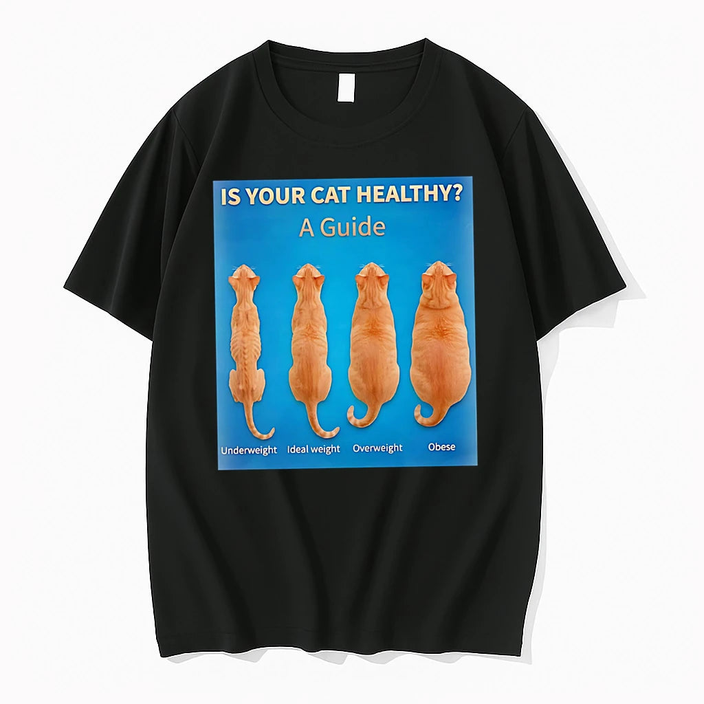 Officials Is Your Cat Healthy A Guide Cat Premium T Shirt