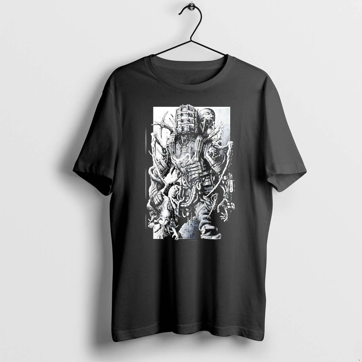 Officials Isaac Clarke Necromorph Dead Space Horror Sci Fi Survival Game Premium T Shirt