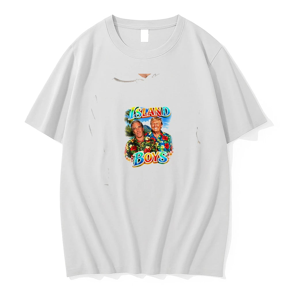 Officials Island Boys Jeffrey Epstein Donald Trump Summer Vacation Sarcastic Premium T Shirt