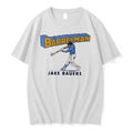 Officials Jake Bauers Barrelman Milwaukee Baseball Cartoon Tee Premium T Shirt