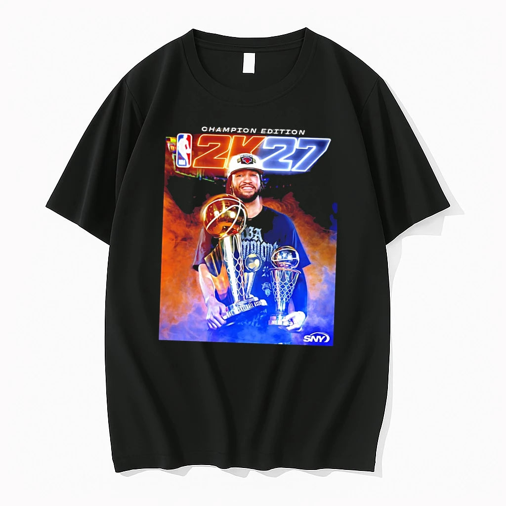 Officials Jalen Brunson Nba 2k27 Champion Edition New York Knicks Tee Premium T Shirt