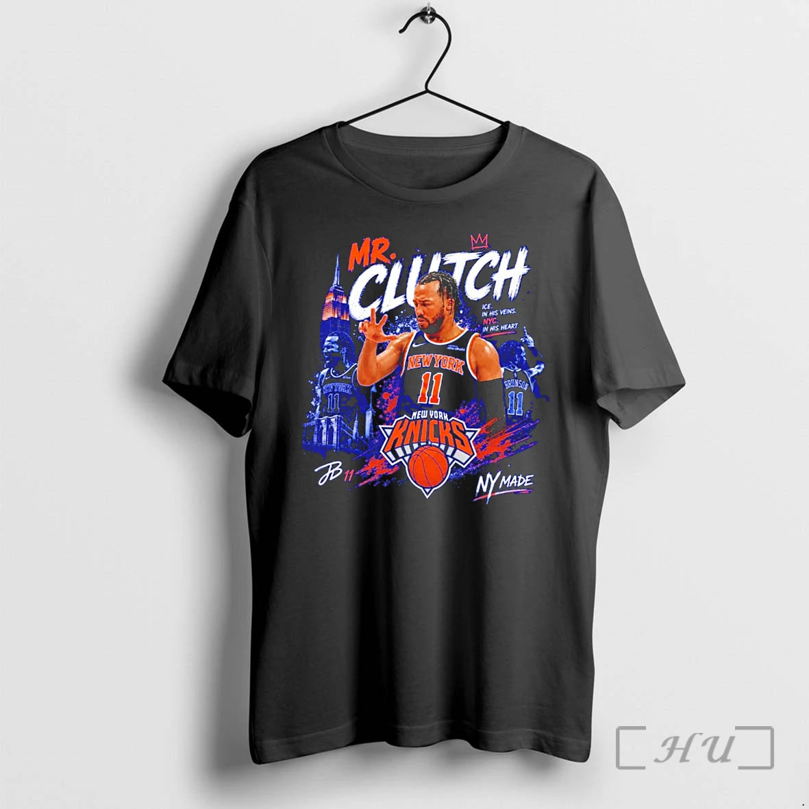 Officials Jalen Brunson New York Knicks 2026 Nba Champions Mr Clutch Graphic Tee Premium