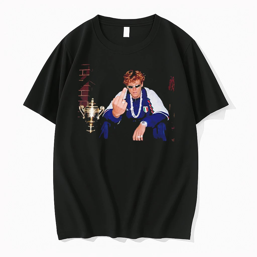 Officials Jannik Sinner Wimbledon 2026 Mens Singles Champion Italy Middle Finger Tee